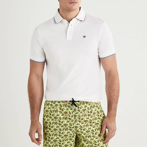 Embroidered Logo Cotton Polo Shirt - Hackett London - Modalova