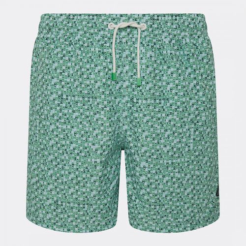 Green All Over Print Swim Shorts - Hackett London - Modalova