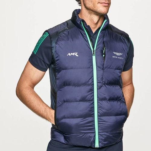 Blue Quilted AMR Gilet - Hackett London - Modalova