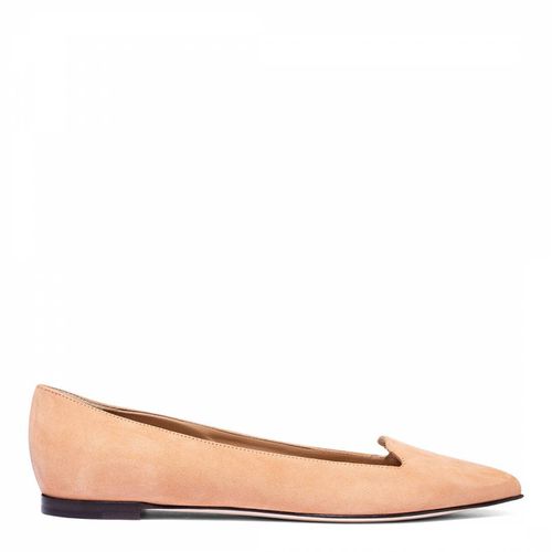 Tan Suede Court Slip On Pump Shoes - Sergio Rossi - Modalova