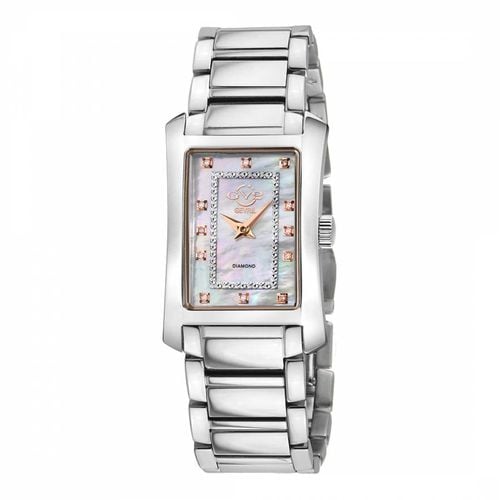 Women's /White Luino Dial Stainless Steel Watch - Gevril - Modalova