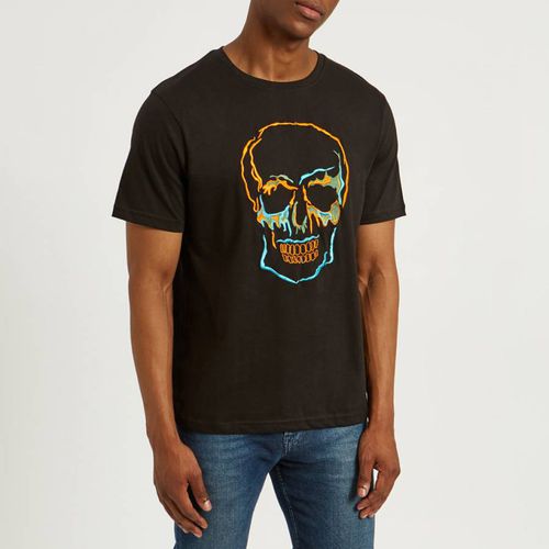 Melting Skull Print Cotton T-Shirt - Bolongaro Trevor - Modalova