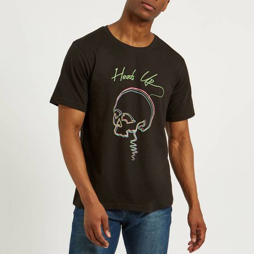 Skeleton Head Print Cotton T-Shirt - Bolongaro Trevor - Modalova