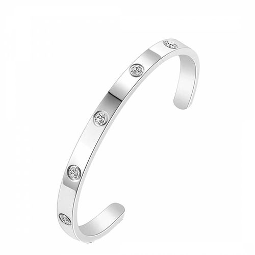 Silver Cuff Bangle - Stephen Oliver - Modalova