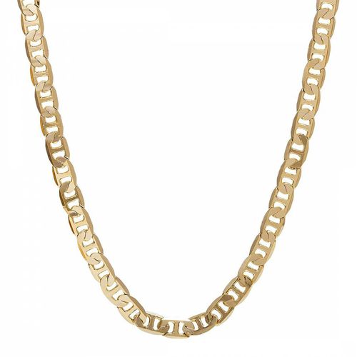 K Gold Flat Link Necklace - Stephen Oliver - Modalova