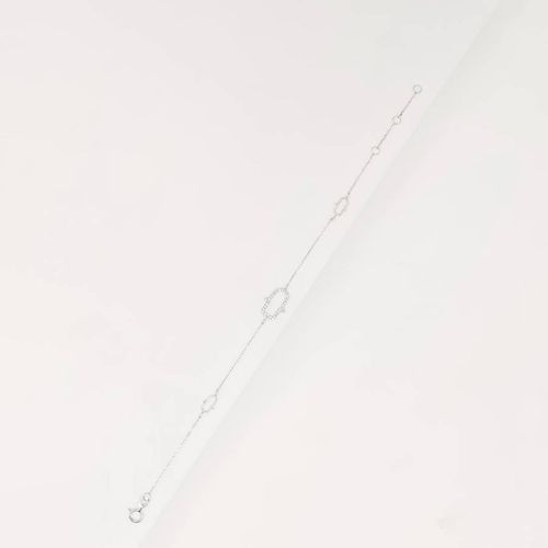 Silver Three Circle Bracelet - Diamantini - Modalova
