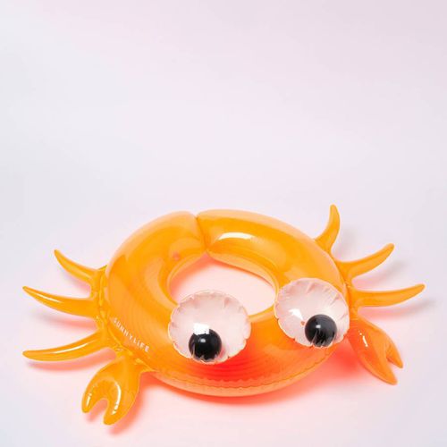 Kiddy Pool Ring Sonny the Sea Creature Neon Orange - Sunnylife - Modalova