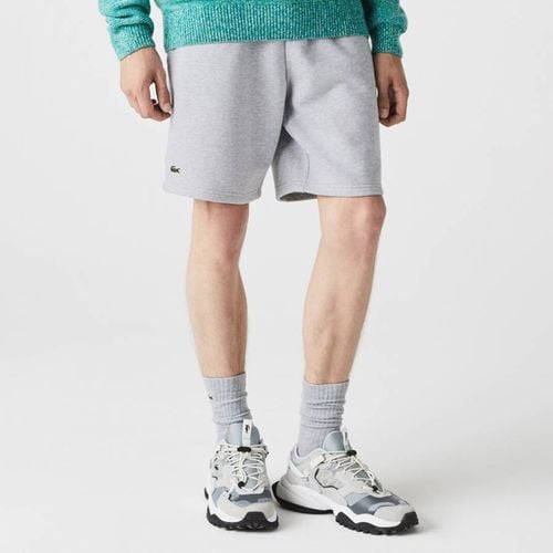 Grey Cotton Blend Drawstring Shorts - Lacoste - Modalova