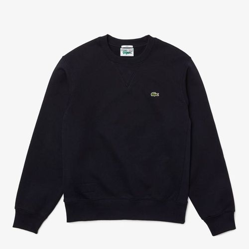 Black Embroidered Logo Sweatshirt - Lacoste - Modalova