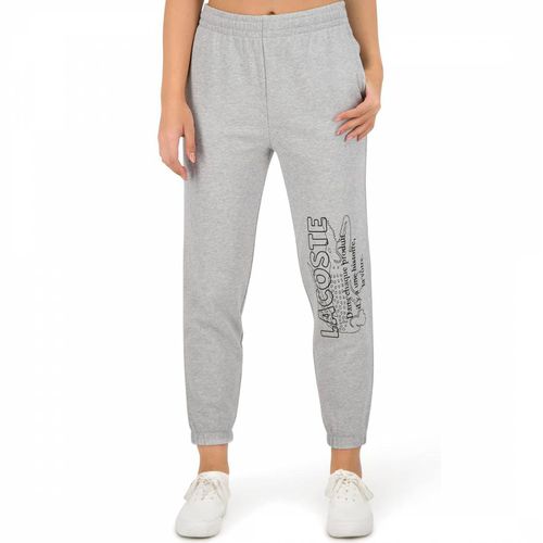 Grey Logo Cotton Joggers - Lacoste - Modalova