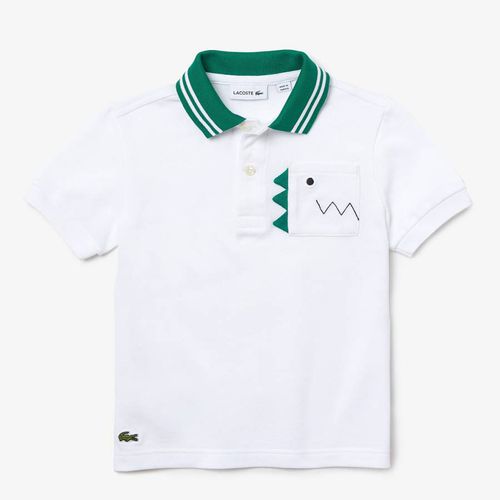 Kid Boy's Front Pocket Cotton Polo Shirt - Lacoste - Modalova