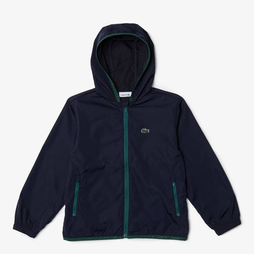 Kid Boy's Contrast Trims Zipped Jacket - Lacoste - Modalova