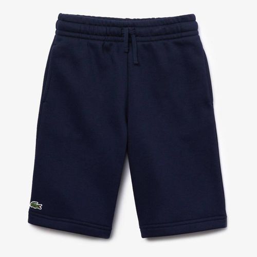 Teen Boy's Embroidered Cotton Blend Logo Shorts - Lacoste - Modalova