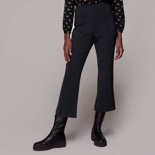 Black Melissa Kick Flare Trousers - WHISTLES - Modalova