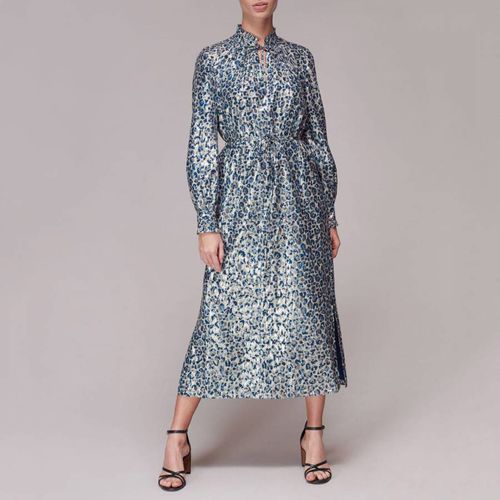 Multi Animal Print Silk Blend Dress - WHISTLES - Modalova