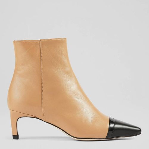 Camel Leather Diana Boots - L K Bennett - Modalova