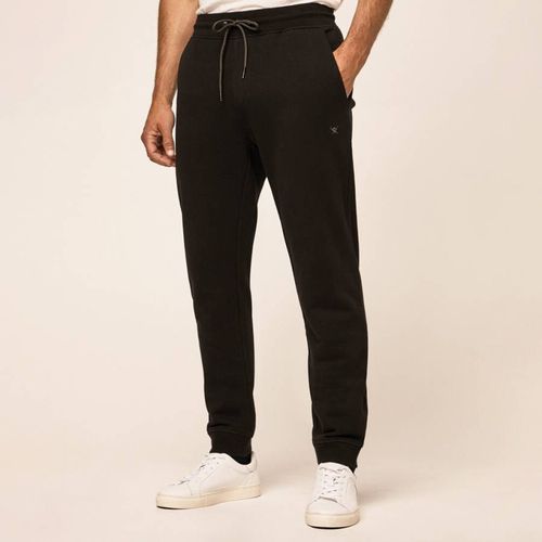 Black Small Logo Cotton Joggers - Hackett London - Modalova