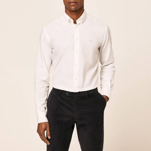 Garment Dyed Oxford Cotton Shirt - Hackett London - Modalova