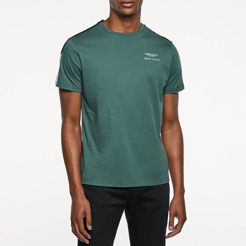 Green AMR Logo Cotton T-Shirt - Hackett London - Modalova