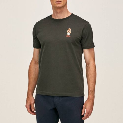 Charcoal Harry Cotton T-Shirt - Hackett London - Modalova