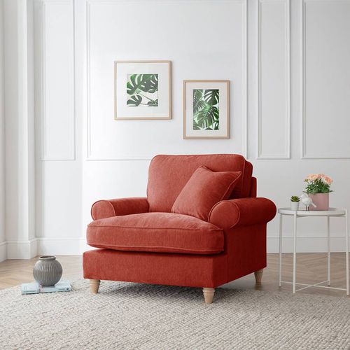 The Bromfield Arm Chair Manhattan Apricot - The Great Sofa Company - Modalova