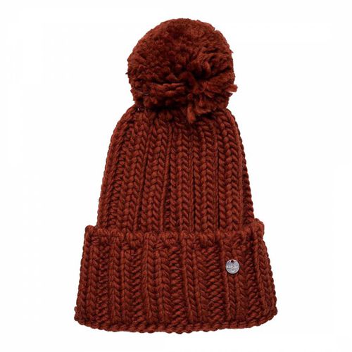 Rust Pom Pom Wool Blend Beanie - Replay - Modalova