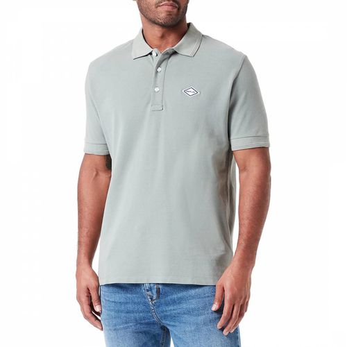 Grey Cotton Pique Polo Shirt - Replay - Modalova