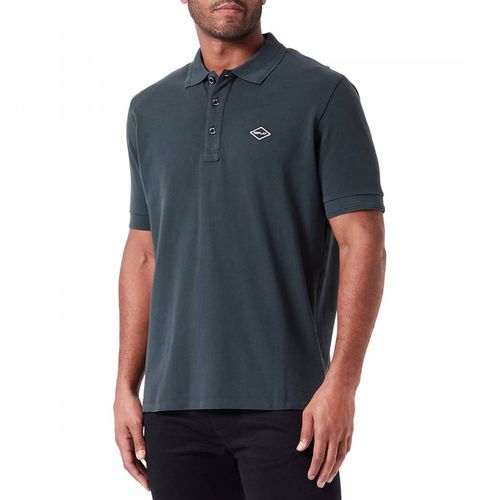 Green Cotton Pique Polo Shirt - Replay - Modalova