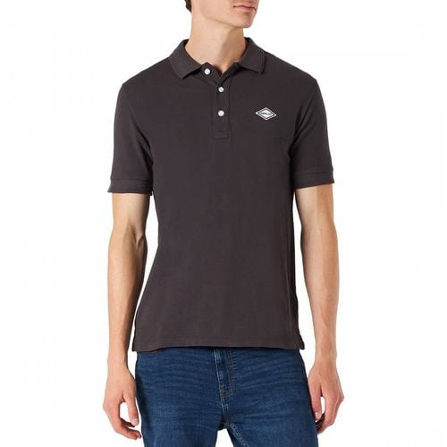 Black Cotton Pique Polo Shirt - Replay - Modalova