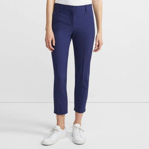 Cropped Treeca Wool Blend Trousers - Theory - Modalova