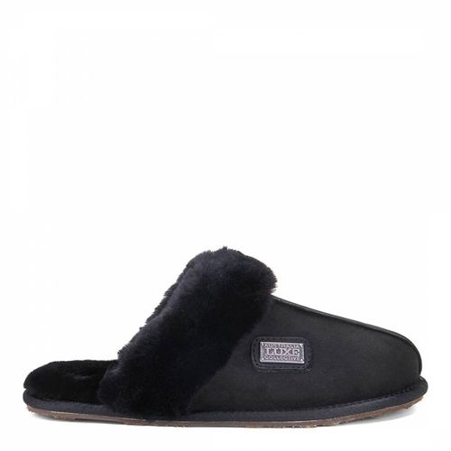 Black Closed Mule Slippers - Australia Luxe Collective - Modalova