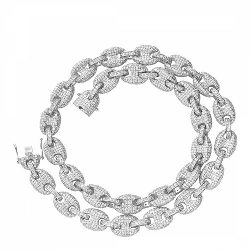 Silver Iconic Link Zircon Bracelet - Stephen Oliver - Modalova