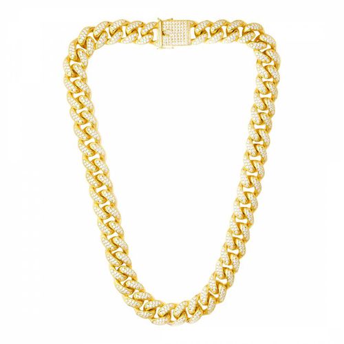 K Gold Zircon Necklace - Stephen Oliver - Modalova