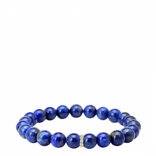 K Gold Blue Zircon Lapis Bracelet - Stephen Oliver - Modalova