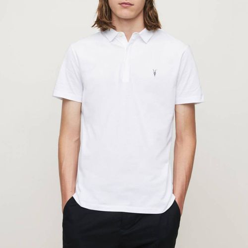 White Brace Polo Shirt - AllSaints - Modalova