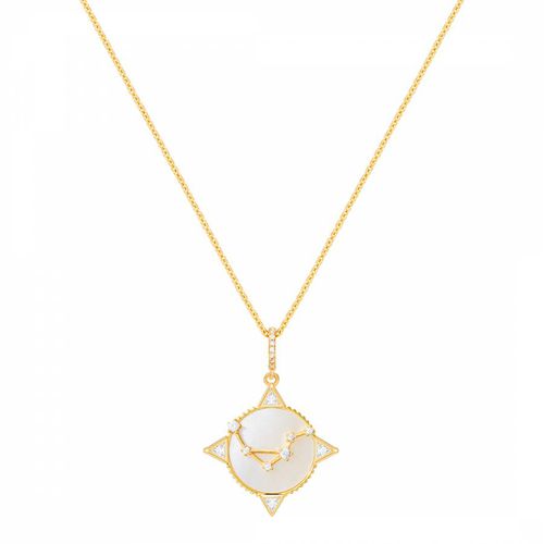 K Written In The Stars - Libra Necklace (Mother Of Pearl) - Celeste Starre - Modalova