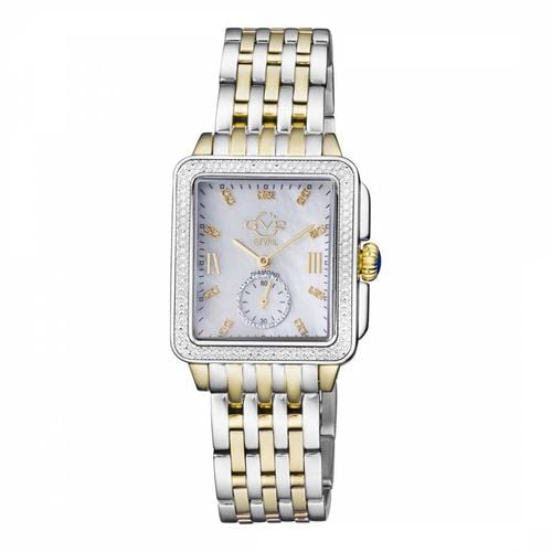 Women's Mother Of Pearl Swiss Quartz Diamond Watch 34mm - Gevril - Modalova