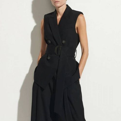 Black Tailored Wool Blend Blazer - Vince - Modalova