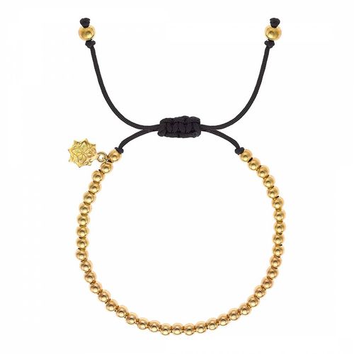 Gold Black Misanga Bracelet - Dower & Hall - Modalova
