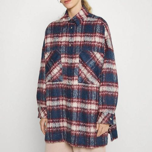 Multi Check Kuzey Wool Overshirt - IRO - Modalova