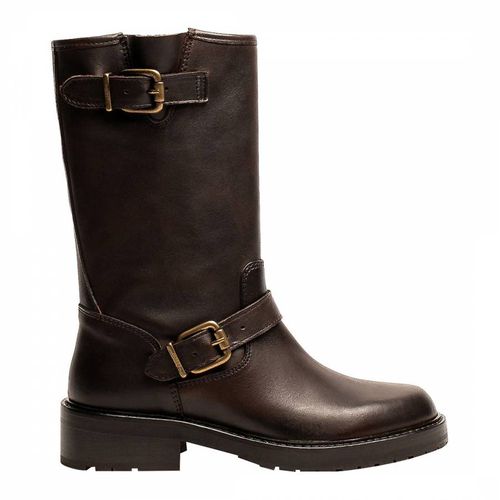 Chocolate Leather Amethyst Boots - Osprey London - Modalova