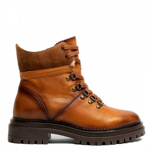 Tan Leather Eira Hiker Boots - Osprey London - Modalova