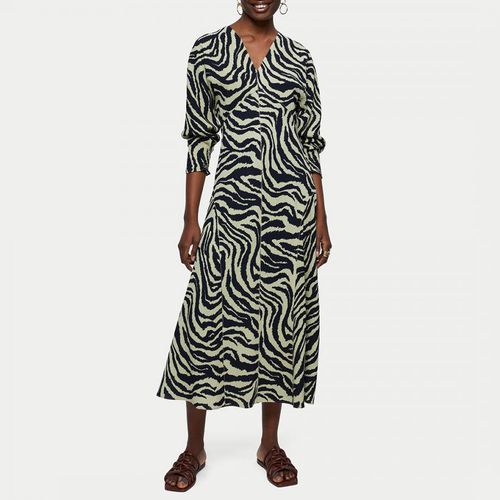Green Animal Print Maxi Dress - Jigsaw - Modalova