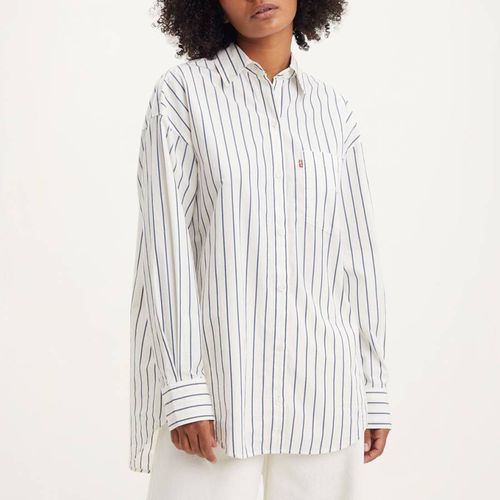 White Stripe Oversized Cotton Shirt - Levi's - Modalova