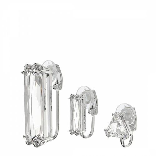 Silver Mesmera Crystal Earring Set - SWAROVSKI - Modalova