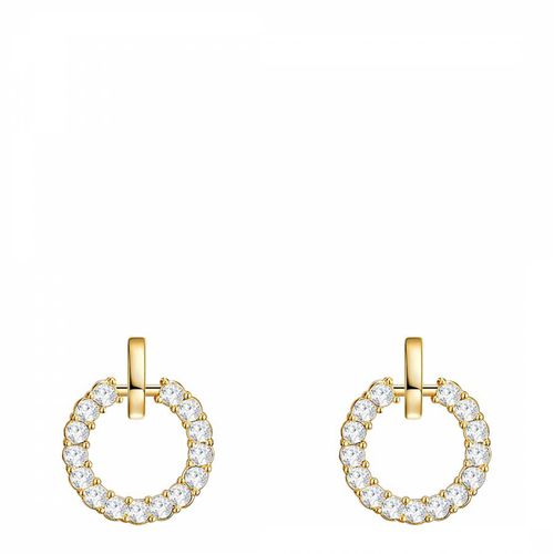 Yellow Swarovski Crystal Round Stud Earrings - Saint Francis Crystals - Modalova