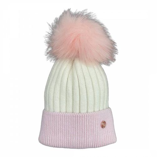 Adult & White Cashmere Blend Single Pom Hat - Look Like Cool - Modalova