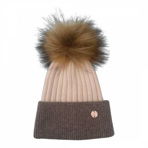 Adult & Biscuit Cashmere Blend Single Pom Hat - Look Like Cool - Modalova