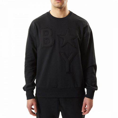 Black Puff Badge Cotton Sweatshirt - BOY London - Modalova