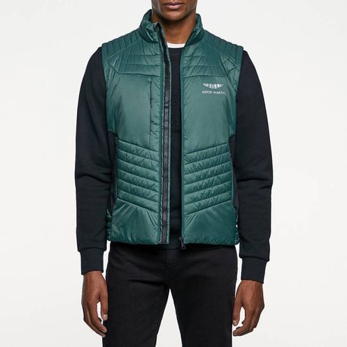 Green High Neck Gilet - Hackett London - Modalova